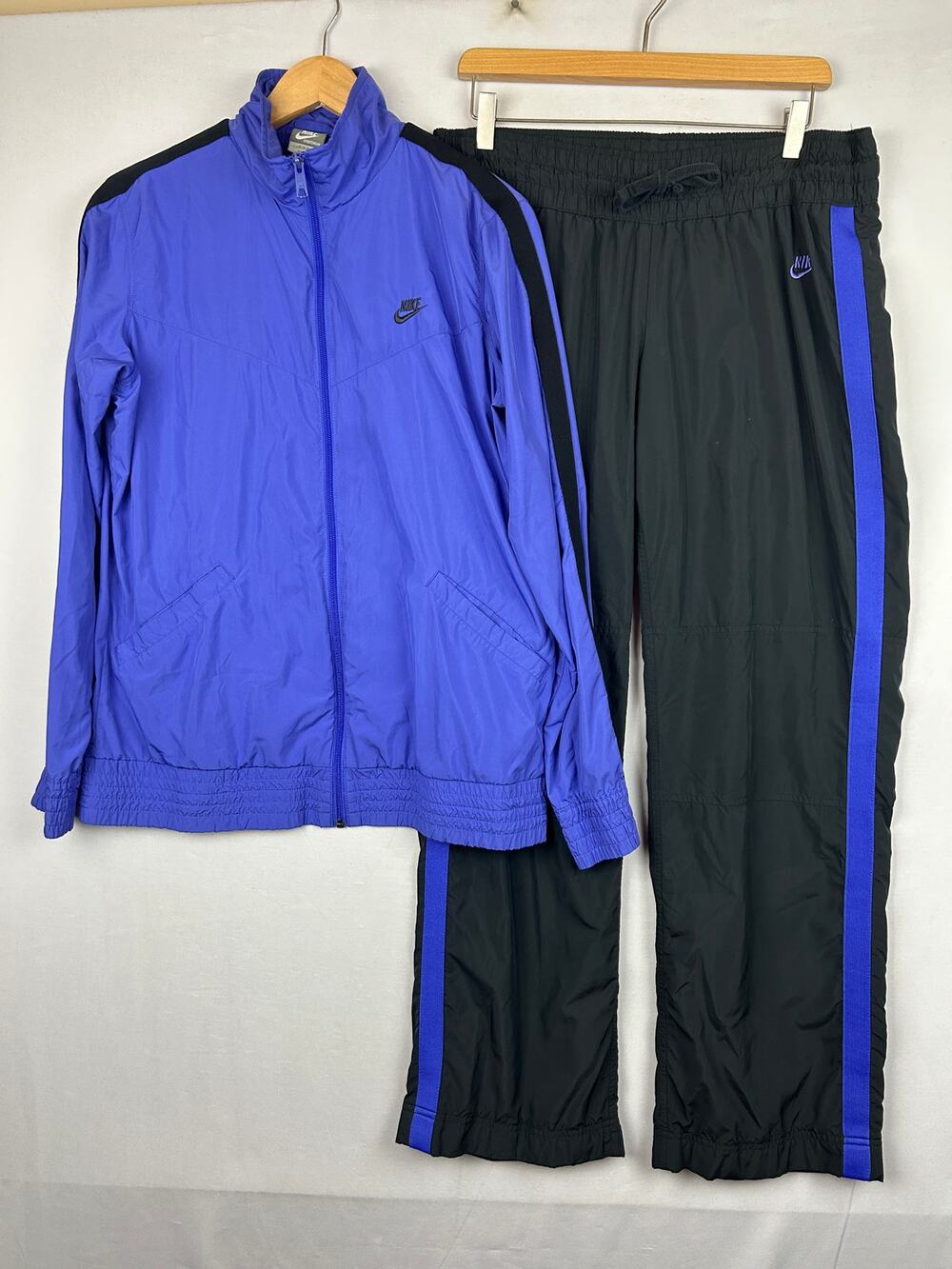 Nike Sportswear Y2K Windbreaker Track Suit Purple Women's Size XL Jacket L Pant